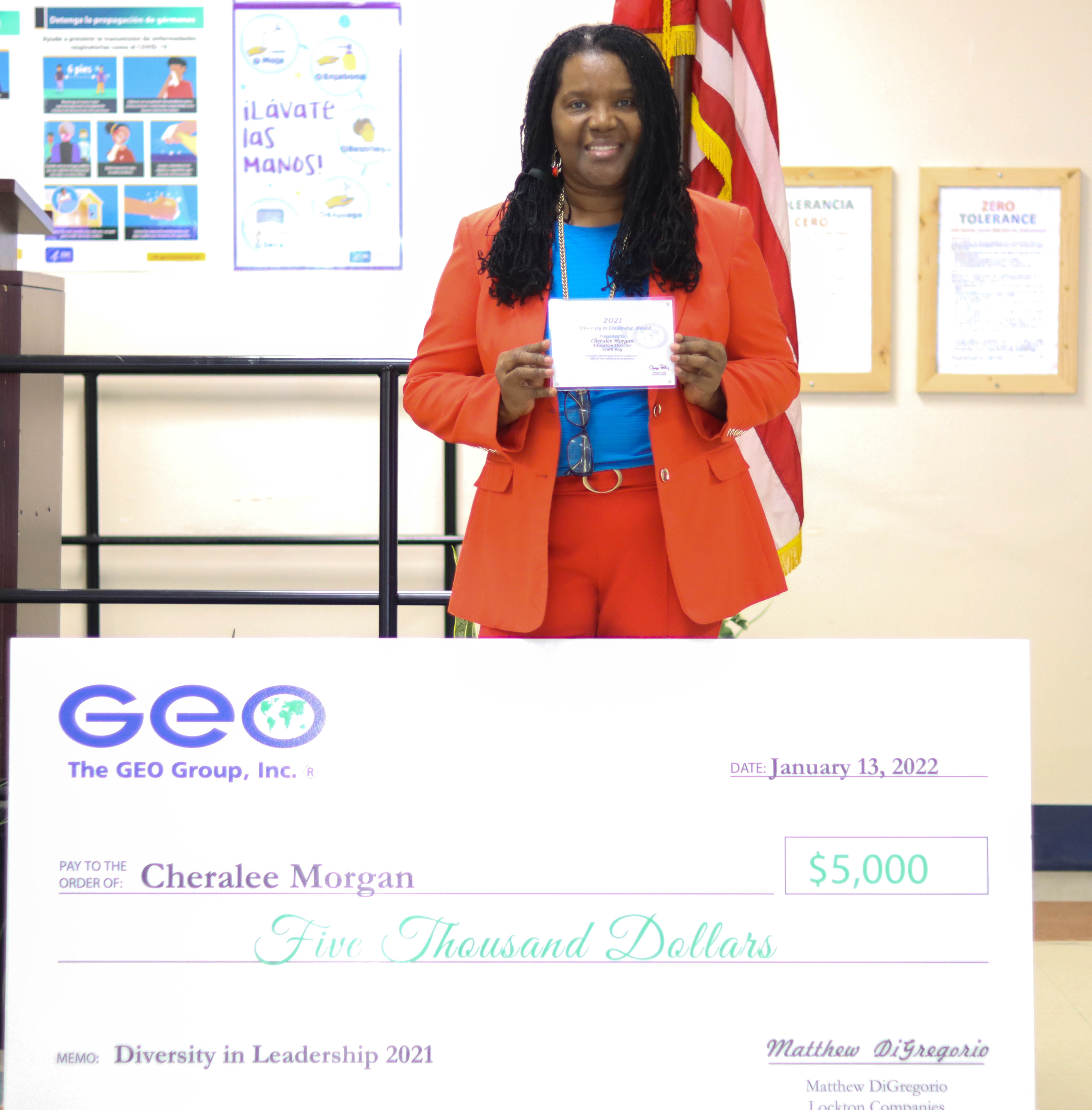 2021 Diversity in Leadership Award Recipient – Dr. Cheralee Morgan