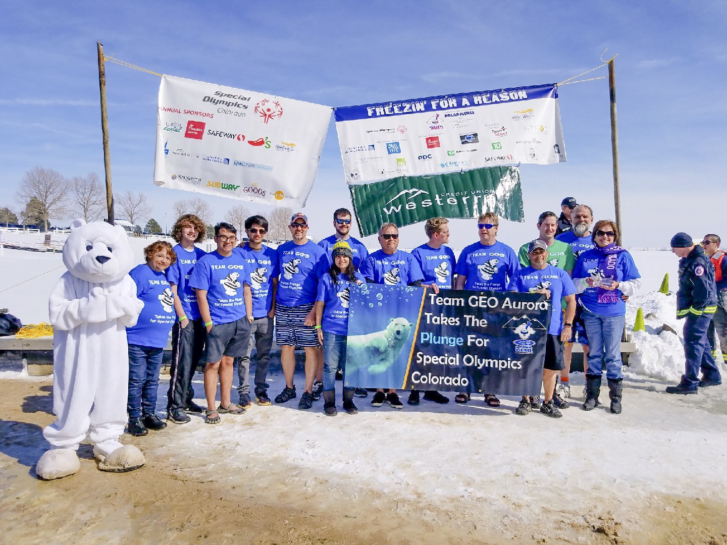 Aurora Supports Special Olympics Polar Plunge