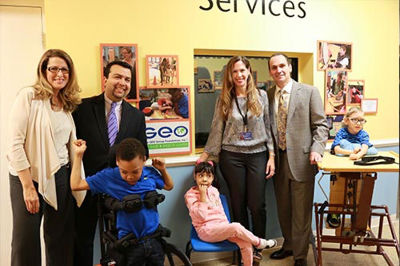 Ribbon Cutting Ceremony For The GEO Group Eye Gaze and Speech Center