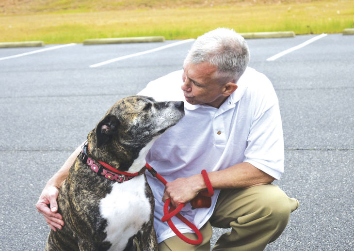 Abused Dog Finds Home with Former Inmate