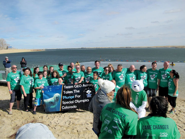 Aurora Supports the Special Olympics Polar Plunge