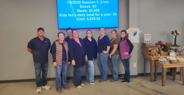 Central Arizona Correctional and Rehabilitation Facility Team Volunteers to Feed My Starving Children