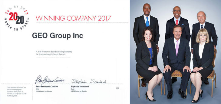 GEO is Recognized as a 2020 Women on Boards Winning Company