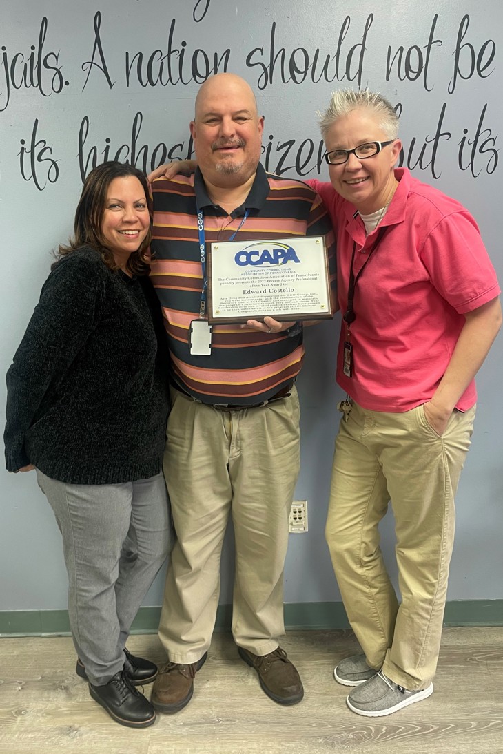 GEO Counselor Named Community Corrections Professional of the Year