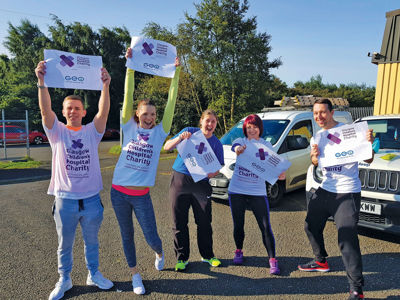 Dungavel Staff Flying High for Local Charities