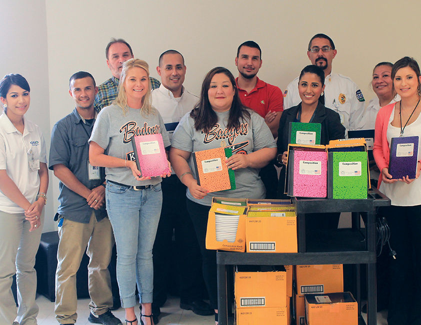 Karnes Centers came together to Donate Journals